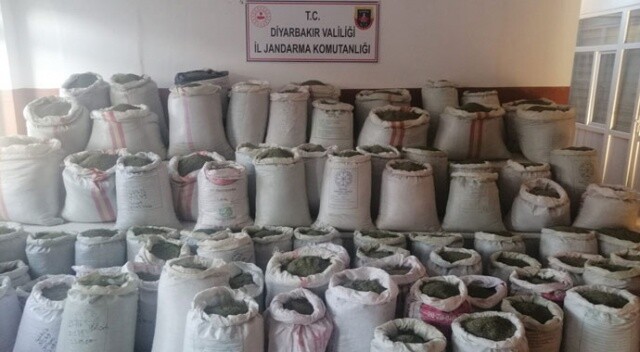 Diyarbakır’da 1 ton 207 kilo esrar ele geçirildi