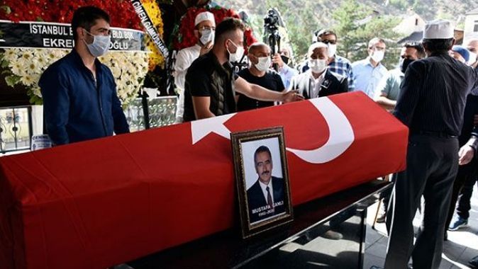 İSTAÇ Genel Müdürü Mustafa Canlı son yolculuğuna uğurlandı