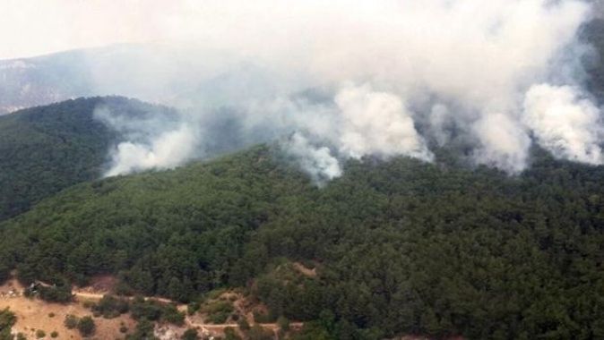 Kazdağları&#039;ndaki orman yangını kontrol altına alınarak söndürüldü