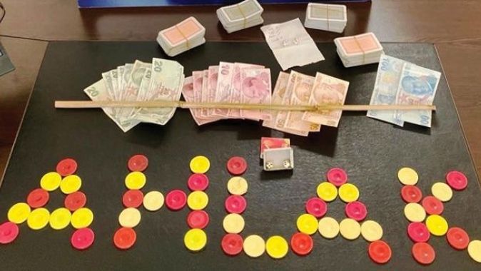 Kütahya’da kumar operasyonunda 18 gözaltı