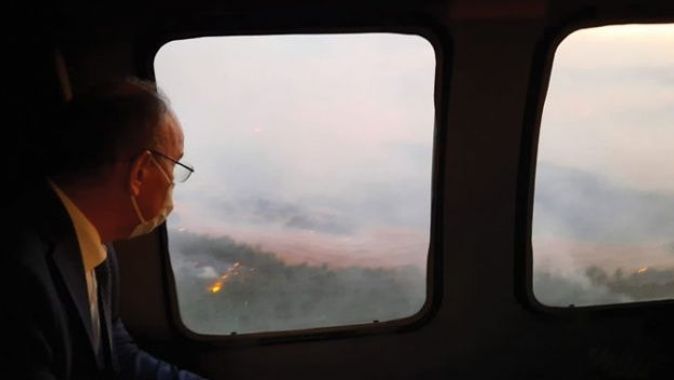Manisa Valiliğinden orman yangınına ilişkin açıklama