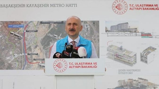 Ulaştırma Bakanı Karaismailoğlu&#039;ndan önemli metro açıklaması