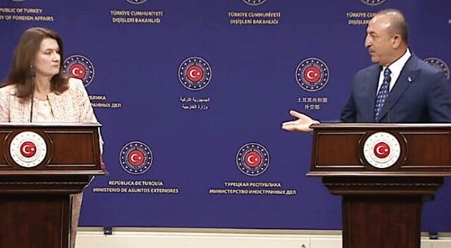Bakan Çavuşoğlu: “Siz kimden aldığınınız yetki ile Türkiye’nin Suriye’den çekilmesini istiyorsunuz”