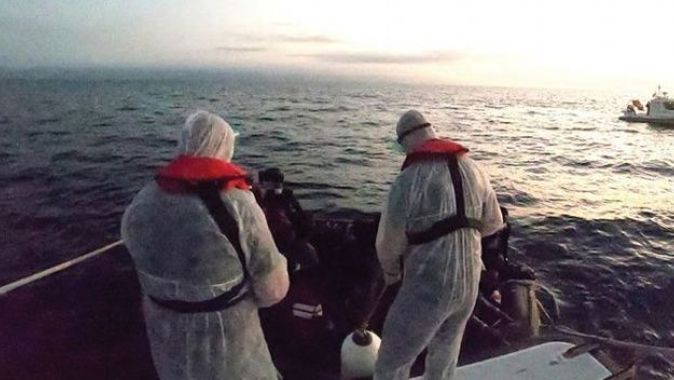 Balıkesir’de 36 düzensiz göçmen kurtarıldı
