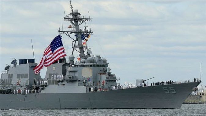 Çin ABD savaş gemisinin Tayvan Boğazı&#039;ndan geçişini takip etti