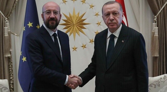 Cumhurbaşkanı Erdoğan ve Michel Türkiye-AB ilişkilerini görüştü