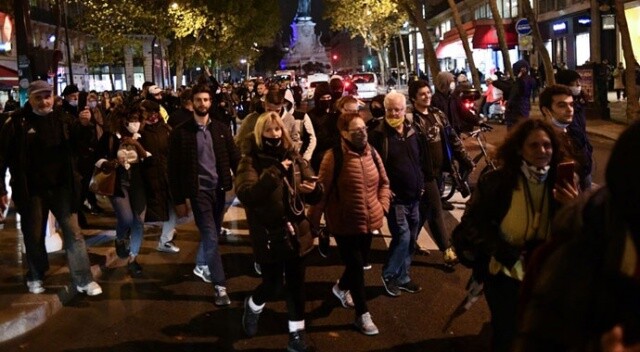 Fransa&#039;da karantina protestosu! Olaylar çıktı