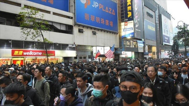 Hong Kong&#039;da &#039;Çin malı&#039; protestosu