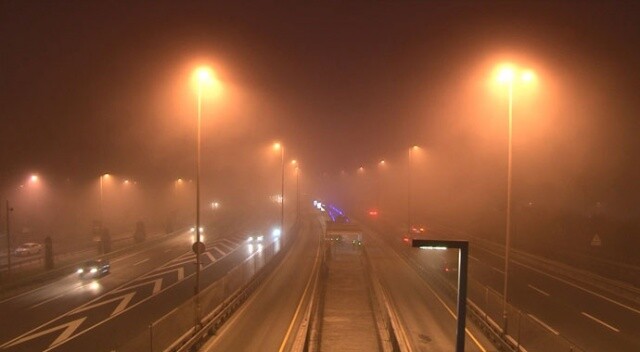 İstanbul&#039;da sis etkisini artırdı