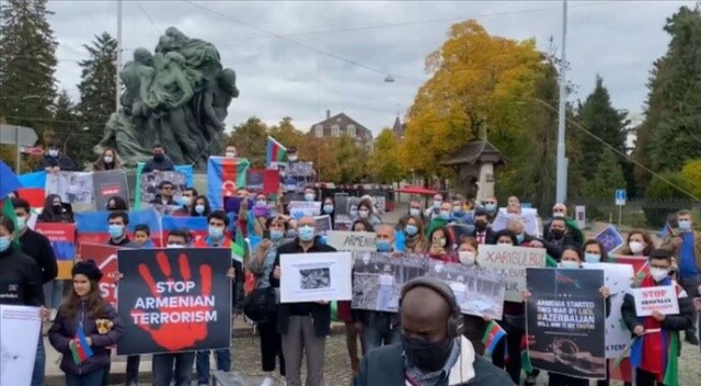İsviçre&#039;de Ermenistan protesto edildi