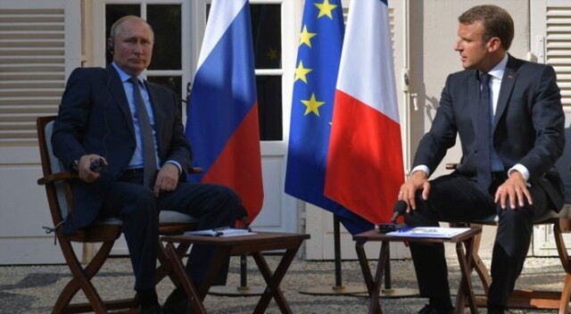 Macron ve Putin arasında kritik görüşme