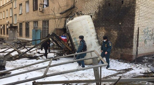Rusya&#039;da klinikte korkutan patlama! 198 kişi tahliye edildi