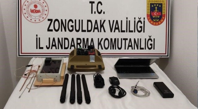 Zonguldak&#039;ta izinsiz define arayan 6 kişi suçüstü yakalandı