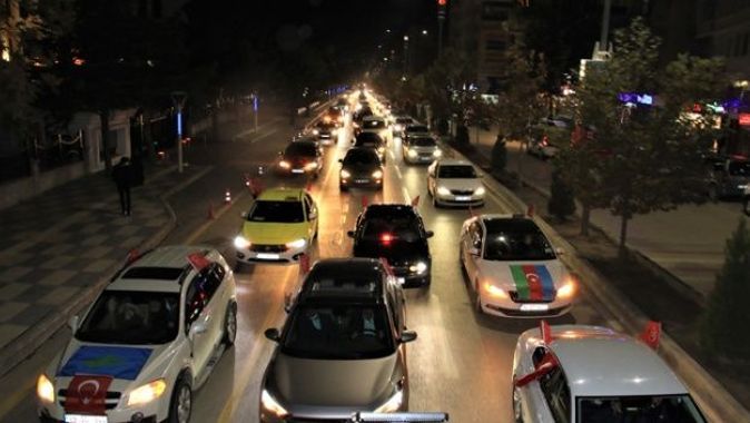 Elazığ’dan Azerbaycan için bin araçlık zafer konvoyu