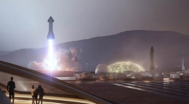 Elon Musk’ın hayalleri: 2050’de Mars’ta cam kubbelerin içinde insanlar yaşayacak