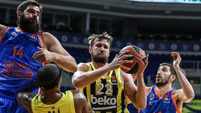 Fenerbahçe Beko, Valencia Basket&#039;e 90-86 mağlup oldu
