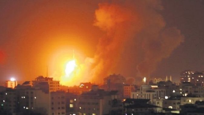 İsrail ordusundan Gazze&#039;ye hava saldırısı