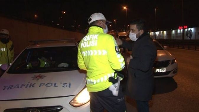 İstanbul&#039;da gece sokağa çıkma kısıtlamasını ihlal edenlere ceza yağdı