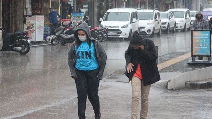 Kilis&#039;te 153 gün sonra yağmur yağdı