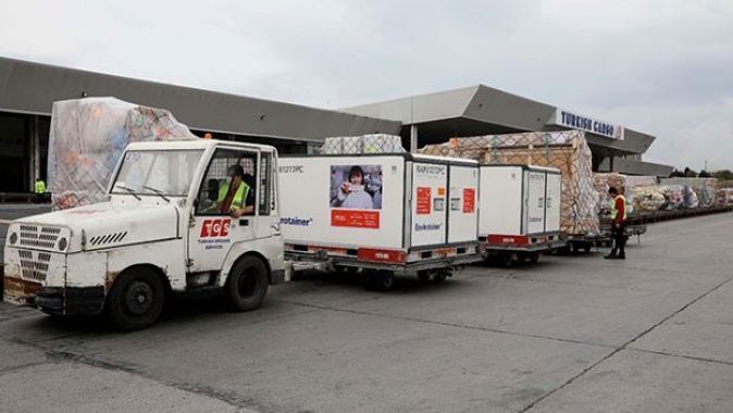 Koronavirüs aşılarını Turkish Cargo taşıyor