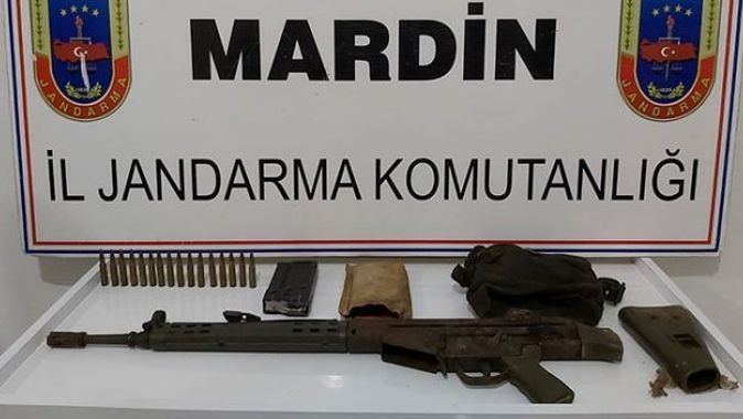 Mardin&#039;de teröristlere ait mühimmat ele geçirildi