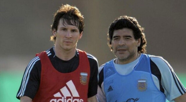 Messi&#039;den Diego Armando Maradona&#039;ya duygusal veda!
