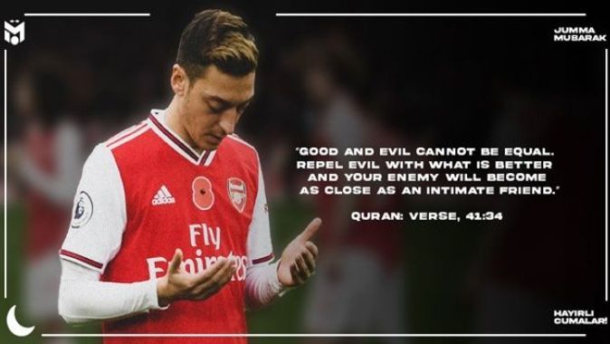 Mesut Özil&#039;den İslam karşıtlığı ile ilgili paylaşım