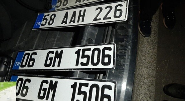 Sivas&#039;ta sahte plaka kullanan sürücüye 28 bin lira ceza