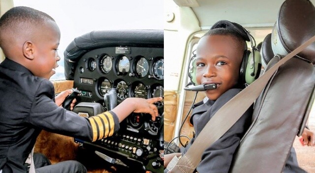 7 yaşındaki “kaptan” havacılık maharetleriyle şaşırtıyor
