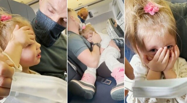 Amerikalı çift, 2 yaşındaki çocukları maske takmadığı için uçaktan indirildi