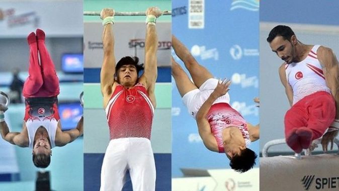 Milli cimnastiklerden 8 madalya...  Altın Gençler