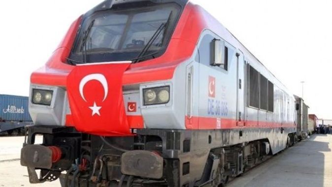 Türkiye&#039;den Çin&#039;e giden ikinci ihracat treni Ankara Garı&#039;nda