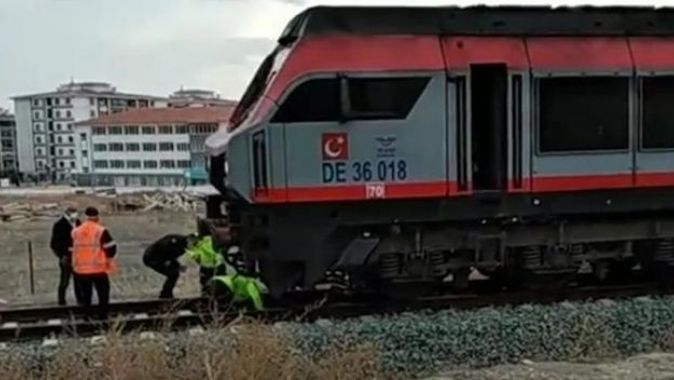 Amasya&#039;da trenin çarptığı adam hayatını kaybetti