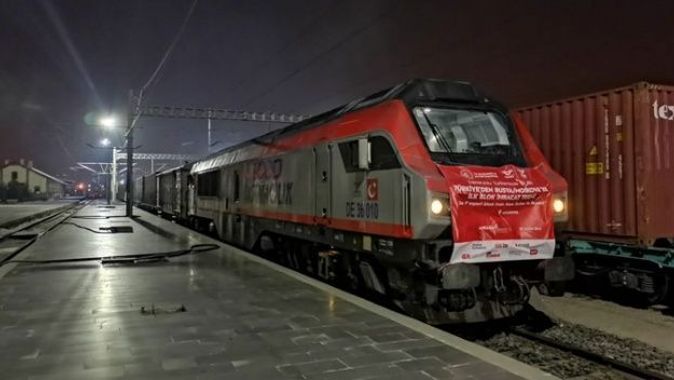 Çin ve Rusya&#039;ya giden ihracat treni Kayseri&#039;de
