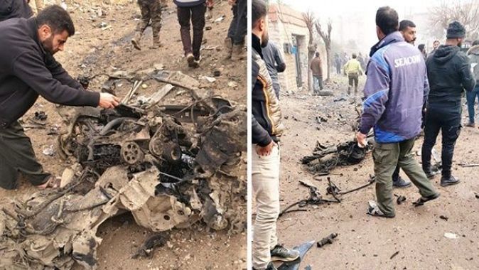 Cindires&#039;te bombalı araçla saldırı: 1 ölü, 8 yaralı
