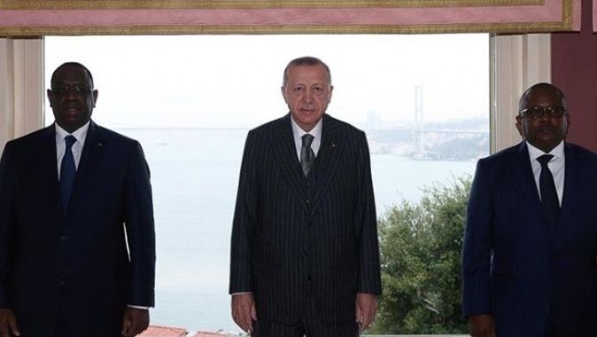Cumhurbaşkanı Erdoğan, Gine Bissau Cumhurbaşkanı ve Senegal Cumhurbaşkanı ile görüştü