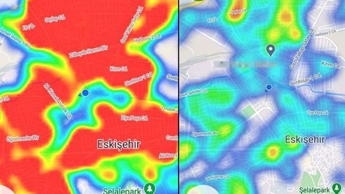 Eskişehir&#039;de harita bir ayda yeşile döndü