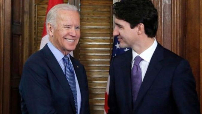 Joe Biden&#039;ın görüştüğü ilk yabancı lider Trudeau oldu