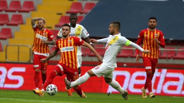 Kayserispor sahasında Yeni Malatyaspor&#039;u tek golle geçti