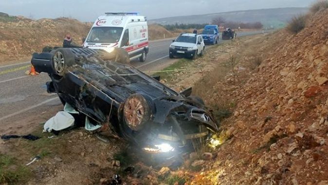 Kilis’te feci kaza: 1 ölü, 4 yaralı