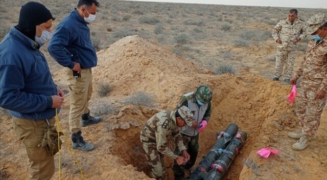 Libya&#039;da mühimmat, mayın ve el yapımı patlayıcıların imhasına devam ediliyor