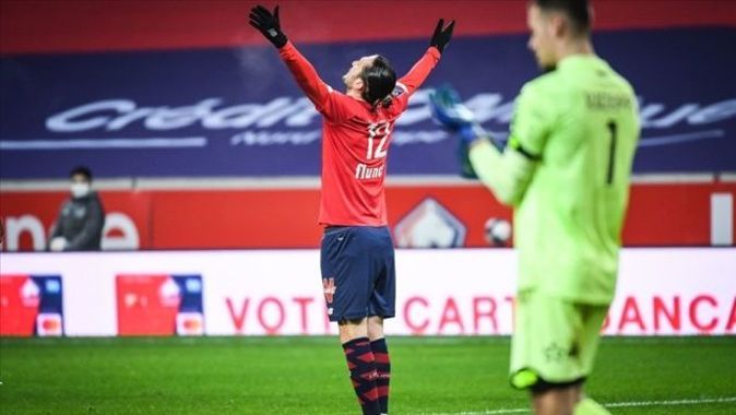 Lille, Yusuf Yazıcı&#039;nın golüyle Ligue 1&#039;de liderliğe yükseldi
