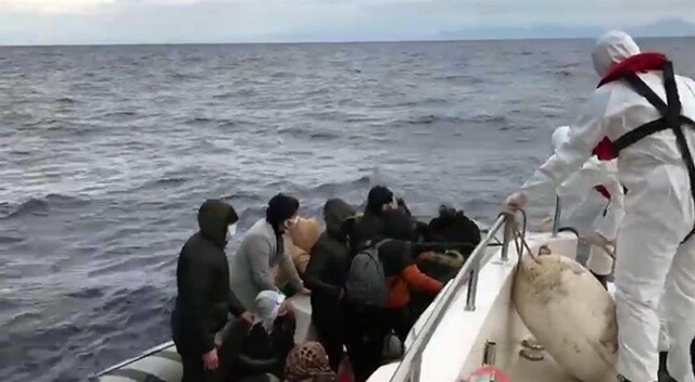 Muğla&#039;da 21 düzensiz göçmen kurtarıldı