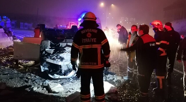Nevşehir&#039;de feci kaza: 1 kişi öldü