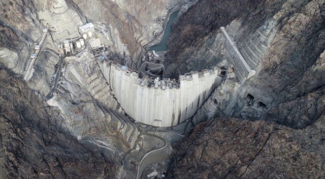 Yusufeli Barajı gövde inşaatının yüzde 96&#039;sı tamamlandı