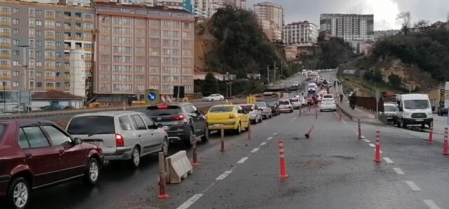 Zonguldak’ta trafiği felç eden kaza