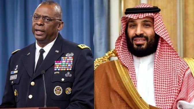 ABD Savunma Bakanı ve Prens Selman arasında telefon görüşmesi