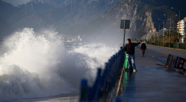 Akdeniz Bölgesi için fırtına uyarısı