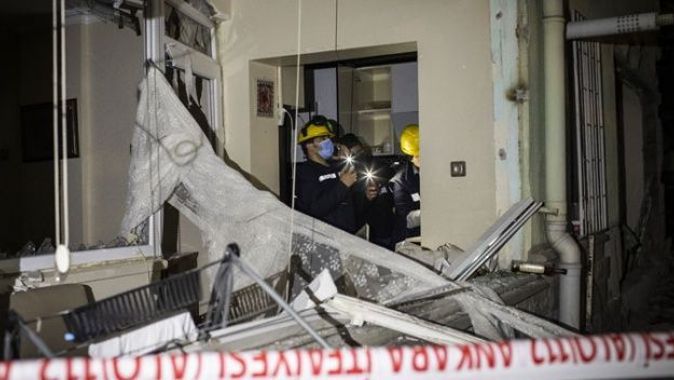 Ankara&#039;da bir apartmanda doğal gaz patlaması: 2 yaralı