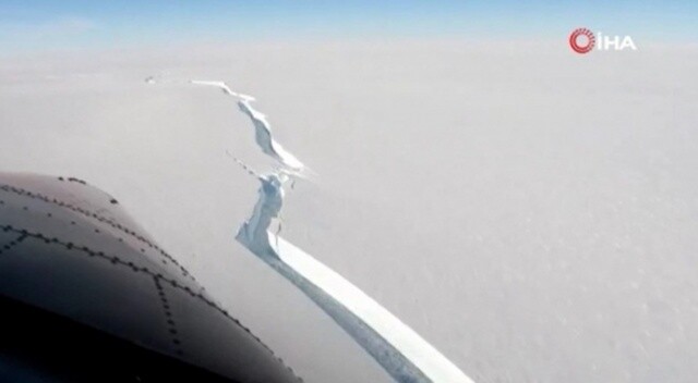 Antarktika’da bin 270 kilometrekarelik buz kütlesi koptu